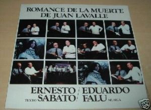 Ernesto Sabato Eduardo Falu Juan Lavalle Vinilo Argent Promo