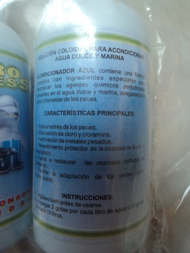 Imagen 2 de 2 de Cero Stress 35ml Acondicionador 5 En 1 Agua Dulce/marina Ms