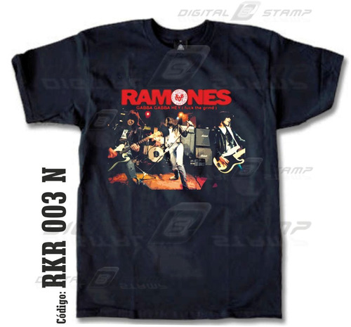 Remeras Ramones 03 Rock Estampado Digital Nuevos Diseños