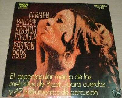 Arthur Fiedler Carmen Ballet Vinilo Argentino