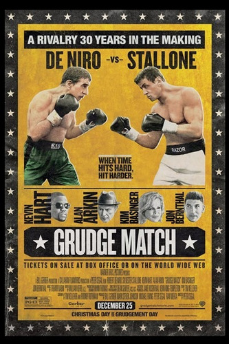 Carteles Antiguo Chapa 60x40cm De Niro Stallone Rocky Fi-020