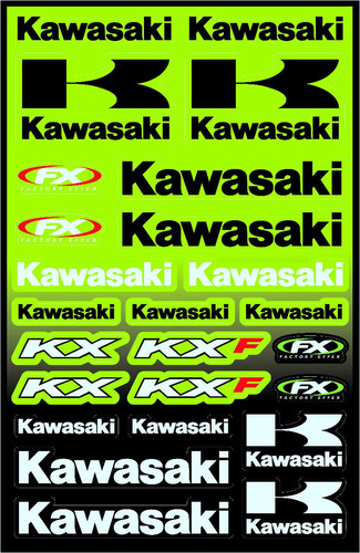 Calcos Kawasaki Kx - Kxf  Kit Universal