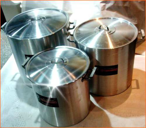 Imagen 3 de 4 de Olla Aluminio Gastronomica - N.º 40, Carga 47 1/2 Litros