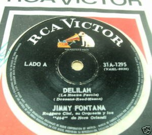 Jimmy Fontana Delilah / Cielo Rojo Simple Argentino