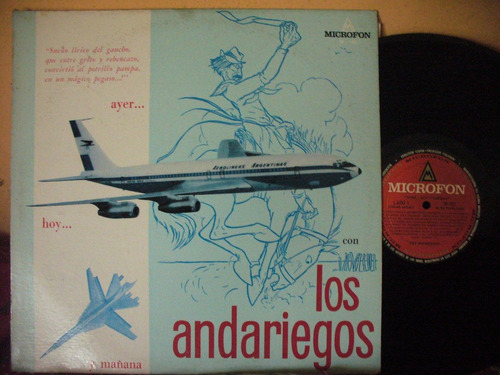 Los Andariegos - Ayer Hoy Y Mañana - Lp Original Folklore