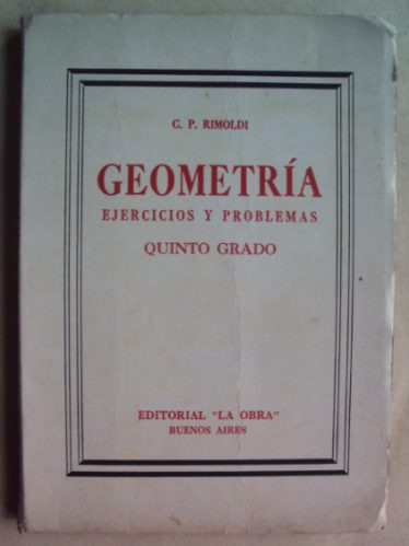 Geometría Ejercicios Y Problemas Quinto Grado 1955