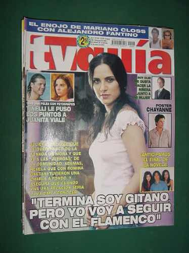 Revista Tv Guia 245 Poster Chayanne Johnny Deep Vedettes