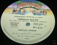 People´s Choice Deberias Bailar Simple Argentino Promo