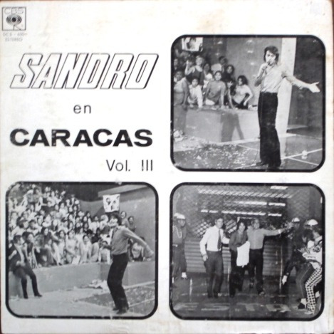 Sandro - Sandro En Caracas Vol.3 - Lp De Venezuela 1970