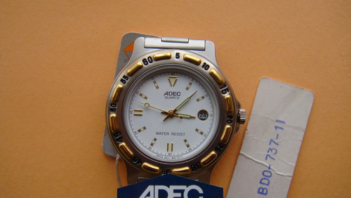 Reloj Adec Analogo Combinado Acero Hombre-bdo-737