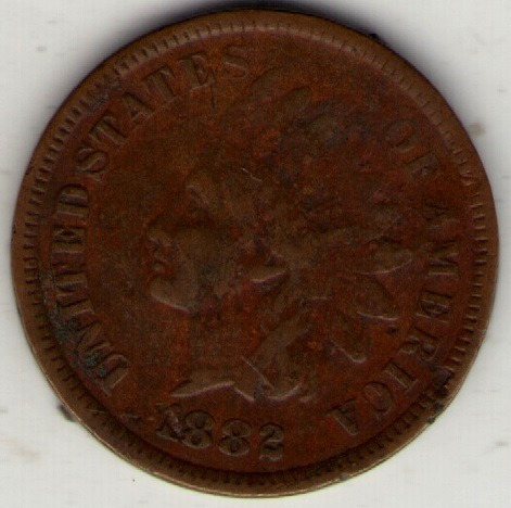 Estados Unidos Usa 1 Cent 1882 Mb