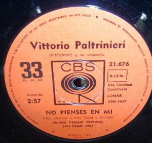 Vittorio Paltrinieri No Pienses En Mi Simple Argentino