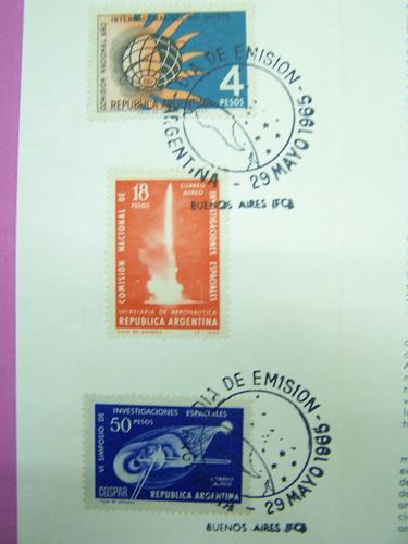 Comision Internacional Del Espacio * Dia Emision 29/05/1965