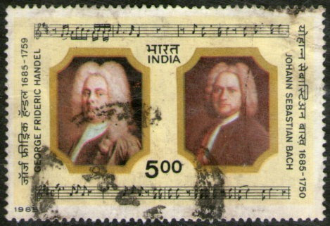 India Sello Música: G. F. Handel Y Sebastian Bach Año 1985 