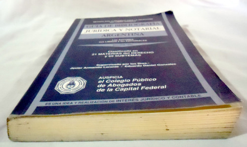 Guía De Bibliografía Jurídica Y Notarial Argentina