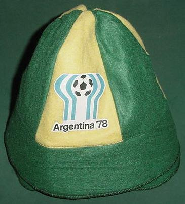 Argentina Mundial 78 Gorro Piluso Logo Mundial 1978 Paño Va