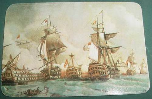 Almanaque Calendario Bolsillo 1979 Barcos Batalla Naval Mo1