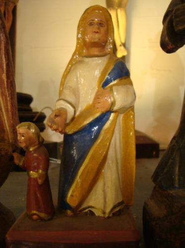 Talla Virgen Madera  Santa Inmaculada