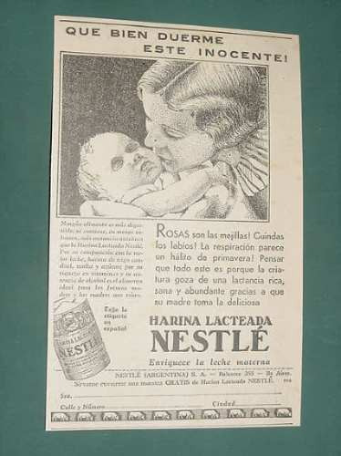 Publicidad - Nestle Harina Lacteada Trigo Candeal Malta
