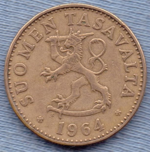 Finlandia 50 Pennia 1964 * Republica *