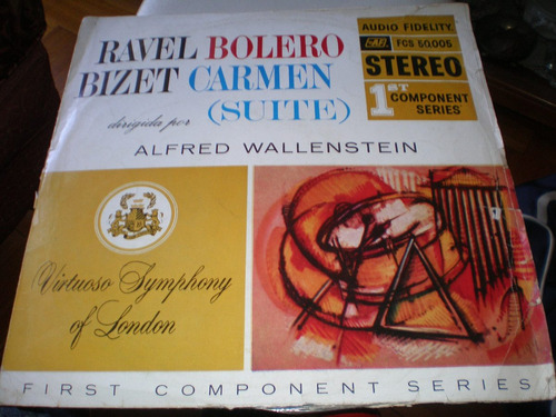 Disco Lp Vinilo Bolero Ravel - Carmen Bizet