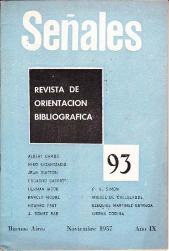 Señales Revista De Orientación Bibliográfica 1957