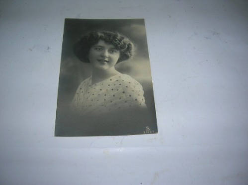 Foto Tarjeta Postal Fotografia Mujer 1915 Bilbao Julita Ruiz