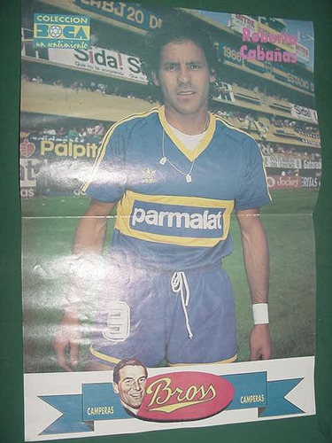 Poster Lamina Futbol Boca Juniors Roberto Cabañas