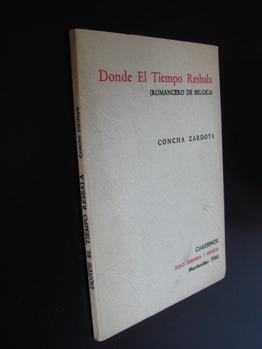 Donde El Tiempo Resbala Concha Zardoya 1966