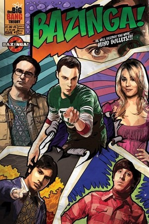 Poster De La Serie The Big Bang Theory - Bazinga! - 90 X 60