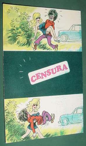 Tarjeta Postal Postcard Comic Humoristica Maucci Censura