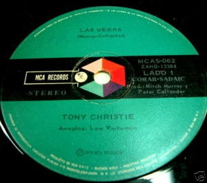 Tony Christie Las Vegas / Has Estado Simple Argentino