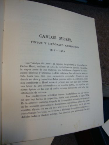 Exposición Carlos Morel 1813 - 1894 (Usado)