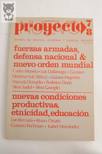 Nuevo Proyecto Num 78 1991 Revista Politica Economia Social