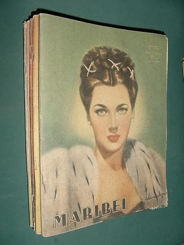 Revista Maribel 759 May47 Frederie March Guantes Crochet