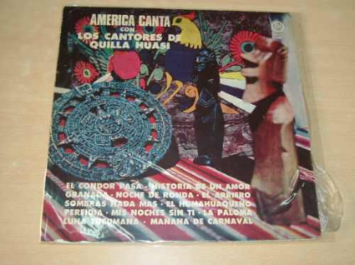 Los Cantores De Quilla Huasi America Canta Vinilo Argentino