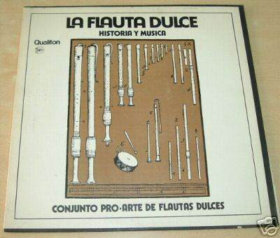 Conjunto Pro Arte La Flauta Dulce  Vinilo Argentino