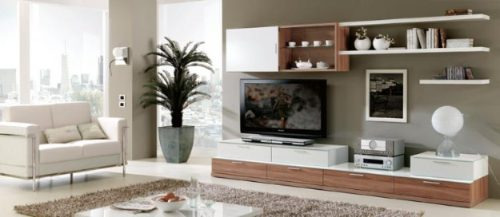 Modulo Mesa Lcd Led Dvd 7 Cajones Repisa 1 Puerta Estante.