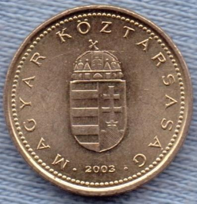 Imagen 1 de 2 de Hungria 1 Forint 2003 * Segunda Republica *