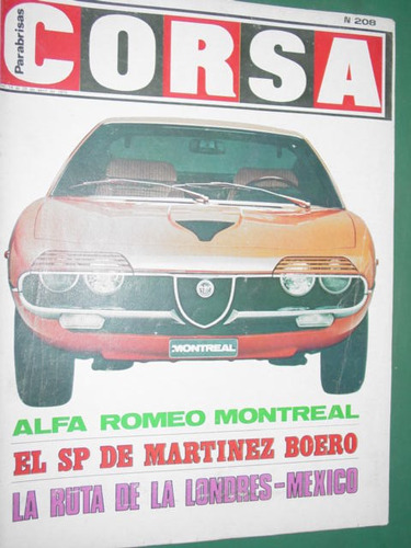 Revista Corsa 208 Gentile Sp Pininfarina Viale Alfa Romeo Mo