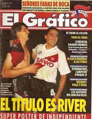 Revista Grafico 3919 River Independiente Campeon Supercopa
