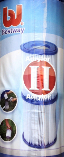 Imagen 4 de 9 de Repuesto Filtro Bomba 2006 Bestway Cartucho Il Pack 2 Unidad