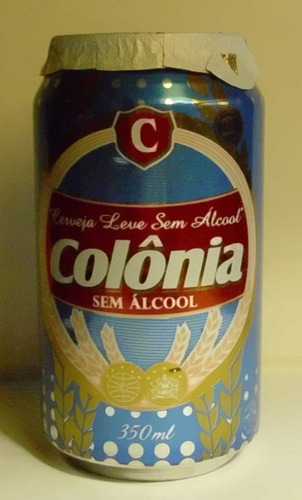 Lata Cerveza S/alcohol Colonia 350 Cc-mirala!!
