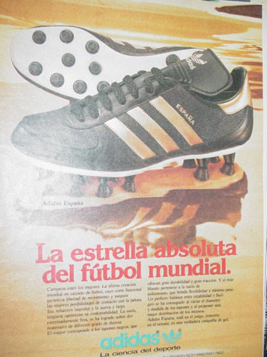 Publicidad Antigua Zapatillas adidas Botines Futbol España