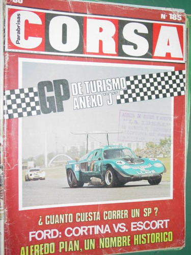 Revista Corsa 185 Test Lancha Alumita Ford Escort Cortina