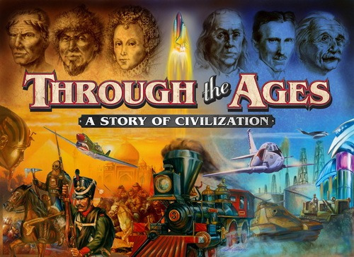 Through The Ages - Jogo De Tabuleiro Importado - Eagle Games