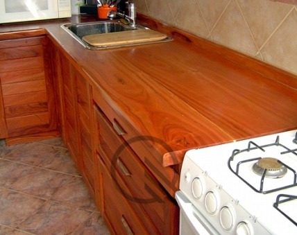 Imagen 7 de 8 de Mesada De Baño Vanitory O Cocina De Madera De Quebracho