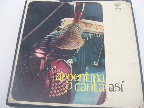 Argentina Canta Asi 10 Discos + Libro De 28 Paginas (087)