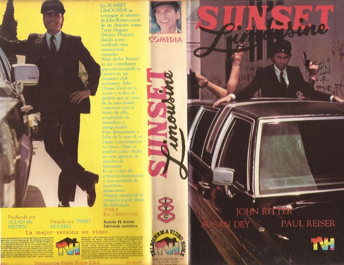 Sunset Limousine Vhs John Ritter Susan Dey Paul Reiser 1983