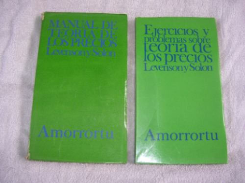 Manual De Teoria De Los Precios  /  Levenson - Solon